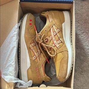 Asics Gel Lyte III Brown and Red Sneakers